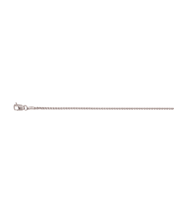 18CT W/G D/C WHEAT 1.60mm/45cm